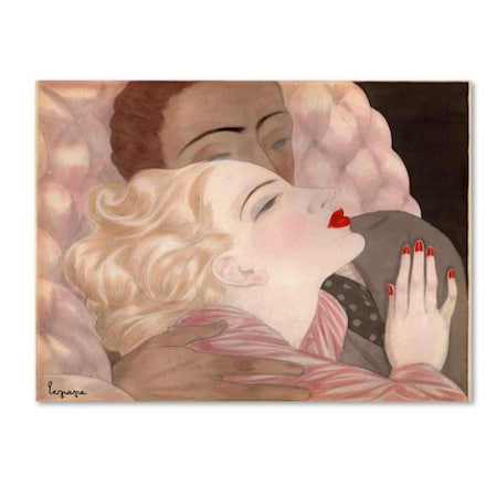 Vintage Apple Collection 'Love By Le Pape' Canvas Art,18x24